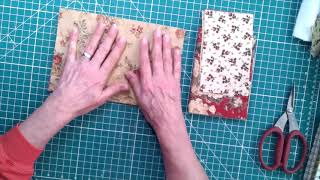 #ShabbySoul #JunkJournals  Day 49 of #The100DayProject - Fabric Folio