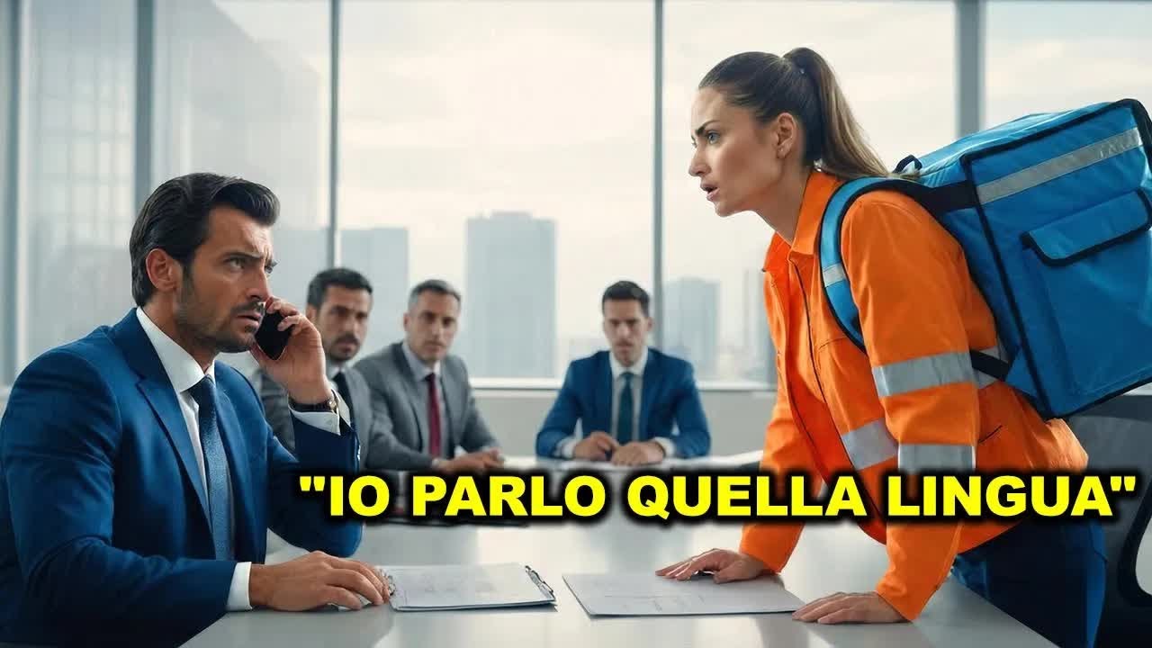 Il milionario era disperato senza un traduttore, finché la rider non parlò 6 lingue