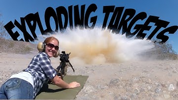 KIDS Family fun summer fun activity | Shooting Exploding Targets