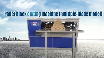 Pallet Block Cutting Saw (Multiple Blade Model)
