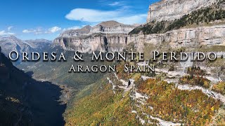 [4K] Ordesa & Monte Perdido: Unearthly beautiful canyon in Pyrenees sparkling with autumn colors screenshot 4