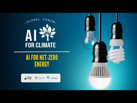 AI for Climate Global Forum - AI for net-zero energy