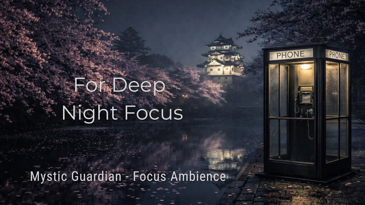 Night Sakura & Silent — Work Ambient