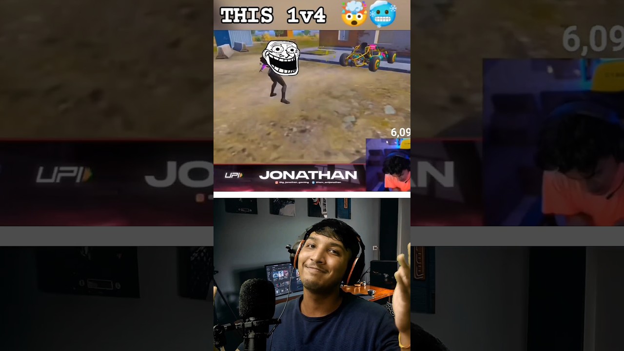 Jonathan shocked enemy rocked 😱😈 