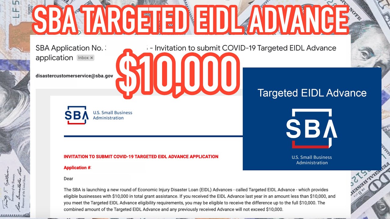 Targeted EIDL Advance • $10,000 in 21 DAYS! (New Portal Explained) 💰