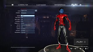 How to Make Nightcrawler in DC Universe Online (DCUO Character Creation)