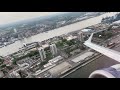 Powerful steep take off from London City Airport | BA Embraer 190 | G-LCYO | 02/06/2021