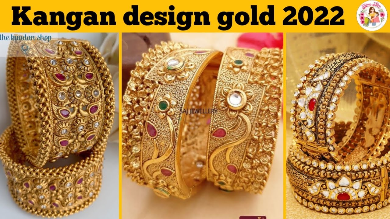 Kangan design gold 2022-Gold kangan designs