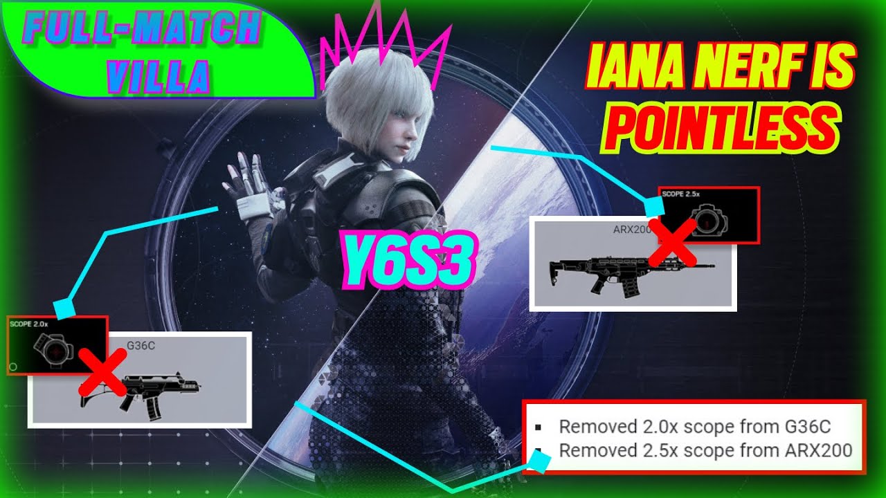 Ubisoft Will Remove ACOG From Iana Rainbow Six Siege Y6S3 YouTube