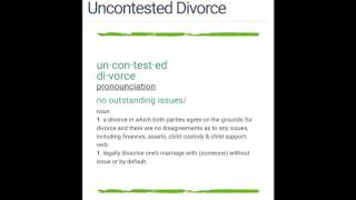WTF is an Uncontested Divorce?! What does Uncontested Divorce Mean?