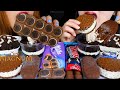 ASMR MAGNUM ICE CREAM, MILKA OREO CHOCOLATE, TWIX, CHOCOLATE CAKE CHEESECAKE, MACARONS 초콜릿 아이스크림 먹방