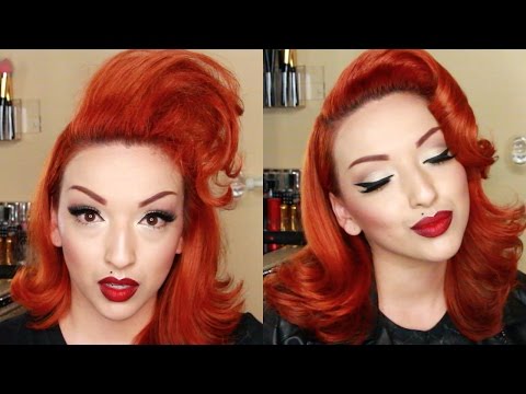 Modern Vintage Hair Tutorial Youtube