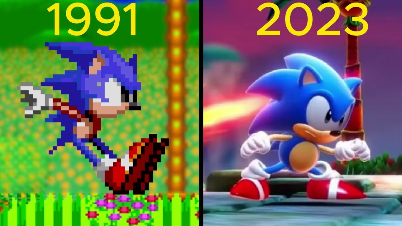 Evolution of Sonic Games (1991-2022) 