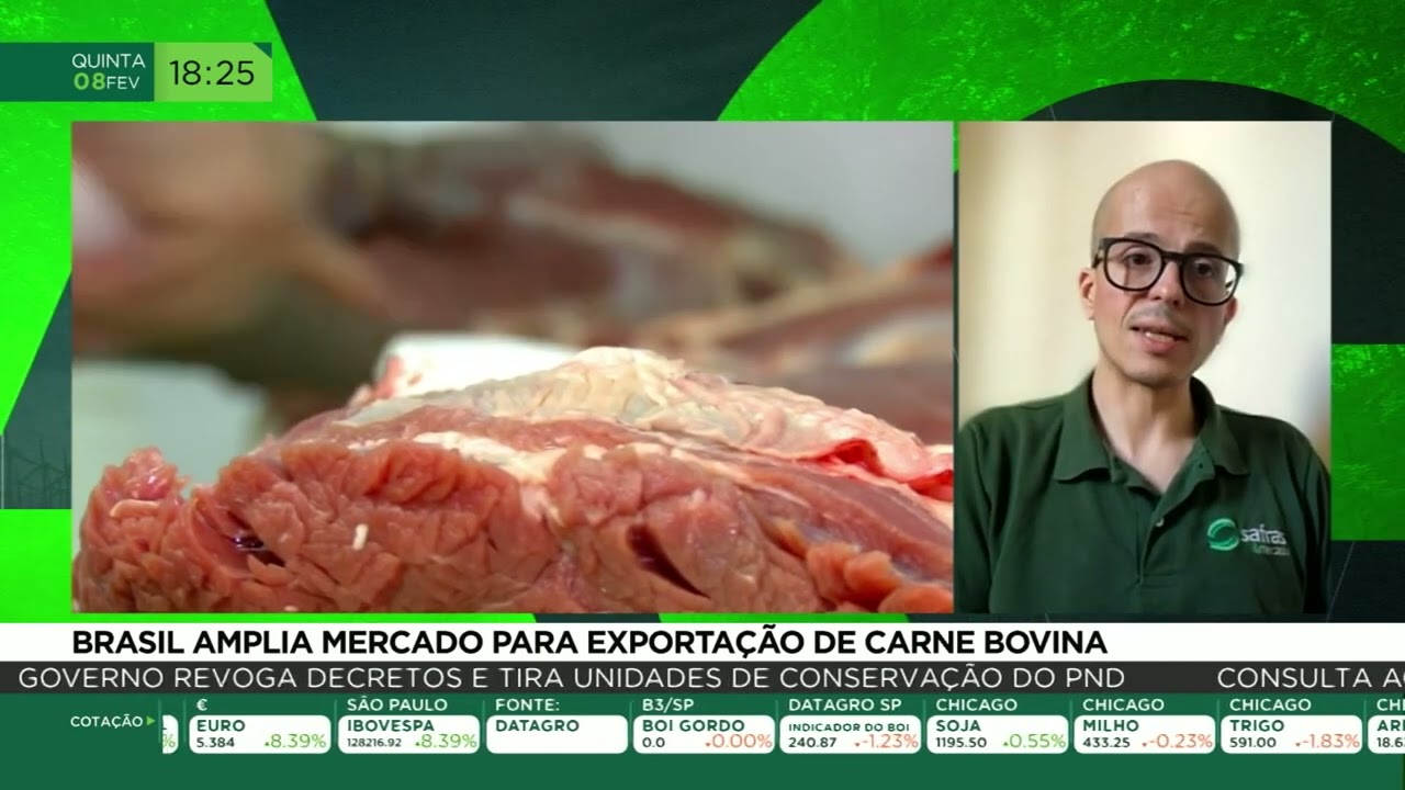 Brasil amplia mercado para exportação de carne bovina