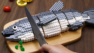 LEGO Breakfast: 5 Min Easy Smoked SALMON Avocado Toast | Best of LEGO COOKING Compilation