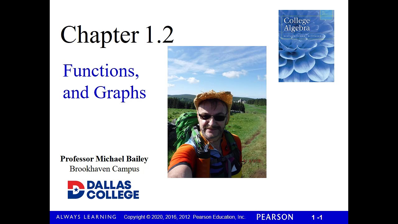 MATH 1314 - Lecture 1.2 Functions & Graphing - YouTube