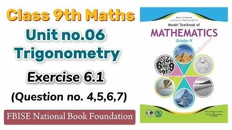 Class 9 Math Chapter 6 Exercise 6.1 New Book