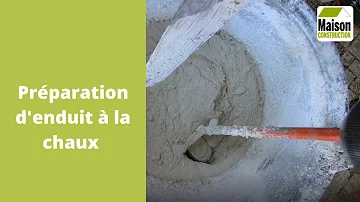 Comment utilise la chaux ?