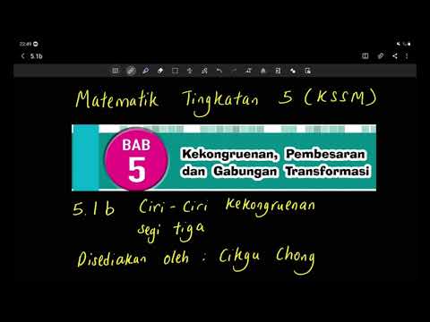 Video: Apakah bahagian yang sepadan bagi segi tiga kongruen?