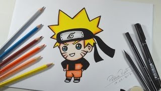 Como desenhar o NARUTO criança (Clássico) passo a passo, fácil e