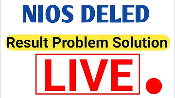 NIOS DELED RESULT PROBLEM SOLVED LIVE