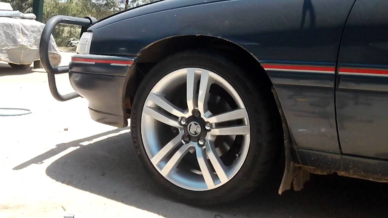 Modifying V E Ss Wheels To Fit A V N Commodore Youtube