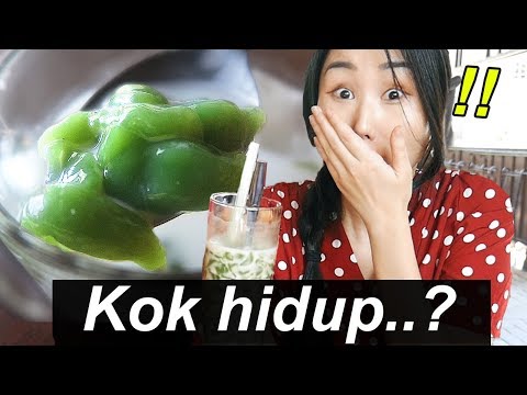Es cendol pertama! Shock+Geli+Enak=Bingung mantap!