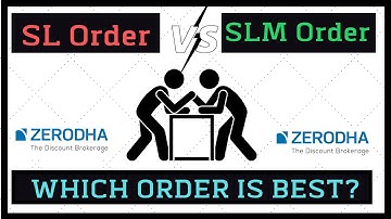 ZERODHA - SL vs SLM Order -Which one to Use and Why (Most Important) || Zerodha Basics | Loss2Profit