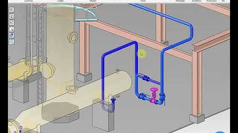 Create Piping in 3D Model E3D
