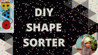 DIY Shape sorter | trending | Cardboard| Easy