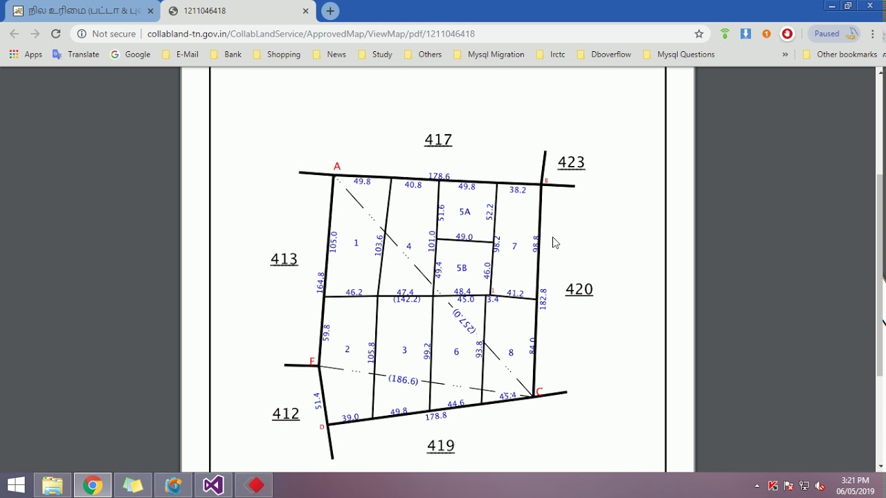 View Patta Fmb Chitta Tslr Extract Eservices Youtube