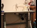 Juki DDL 8700 Table, Motor & Sewing Machine Assembly