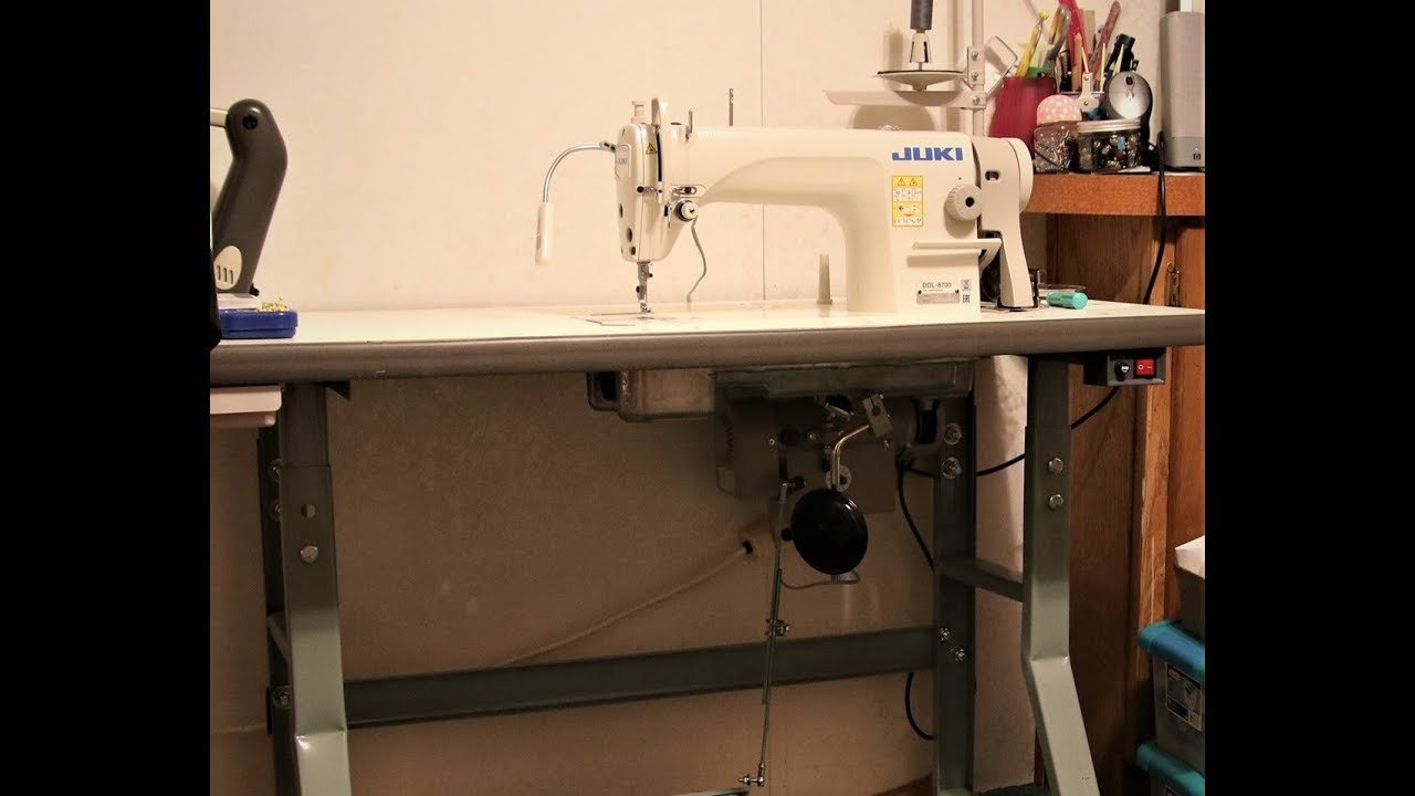 Juki DDL-8700-H Industrial Straight Stitch Sewing Machine, K.D table &  Servo Motor DIY 