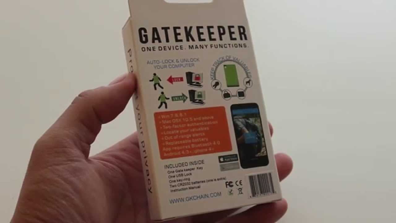 Gatekeeper Smart Key Never lose your keys again! - Gatekeeper Chain Smart Bluetooth Tracker ...