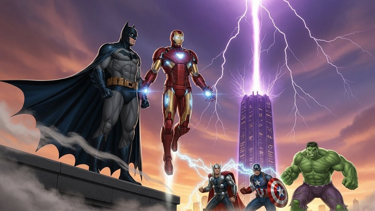 Batman Landed in Marvel Universe?