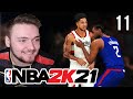 КАВАЙ vs СВЭГ! ПЕРВАЯ ДУЭЛЬ! - NBA 2K21 Карьера Игрока Ep.11