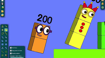 Numberblocks -3 to 1,000,000,000  floor is lava foot rally ￼￼