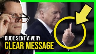 The REAL REASON Trump Flipped the Bird
