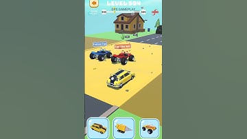 shape shifting 🚦🚘🏎️| level 594 gameplay #shorts #trending #viral