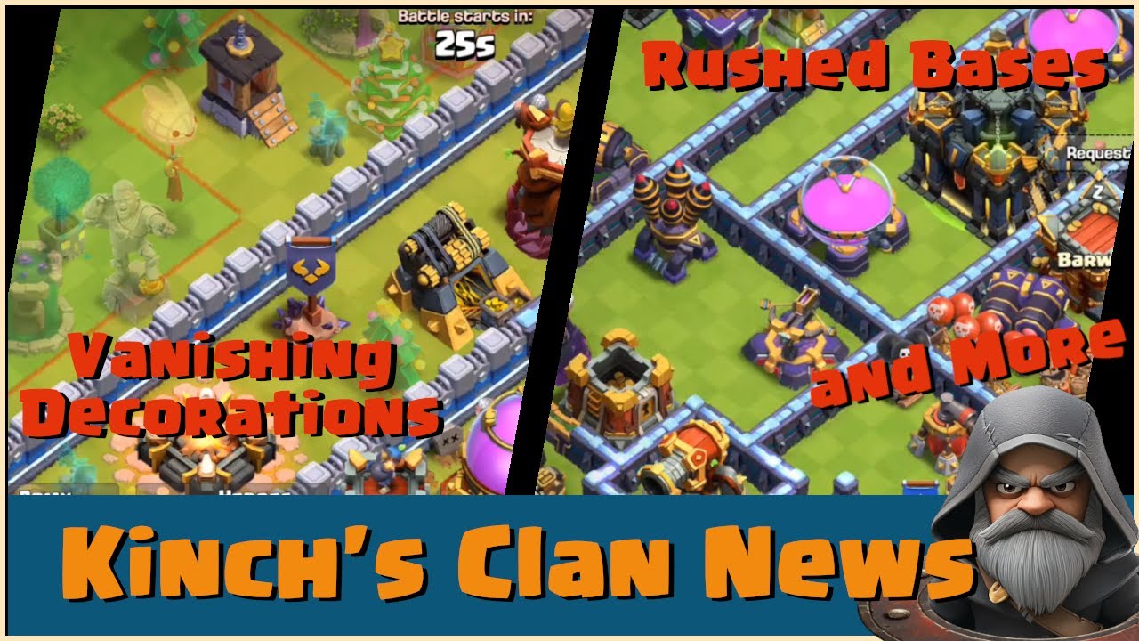 Kinch's Clan News - End of HJ | Vanishing Decor | New Clan Event