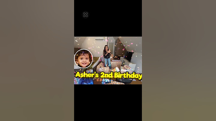 Asher's 2nd birthday gift