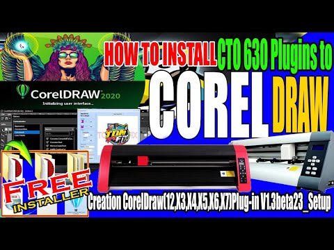 HOW TO INSTALL CUYI CUTTER PLOTTER plugins FOR CTO630/MK/MC/ IN  CORELDRAW | PLUG-IN INSTALLATION