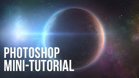 Photoshop Mini-Tutorial - Create a planet