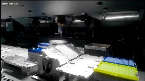 Operations of industrial automated laboratory for programmable protein evolution