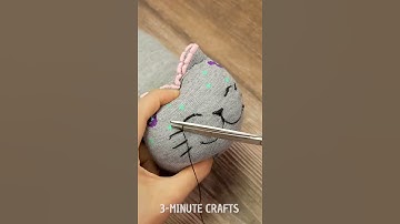 DIY Cute Cat! TOP CREATIVE IDEAS FOR OLD SOCKS || Everyday Crafts #shorts