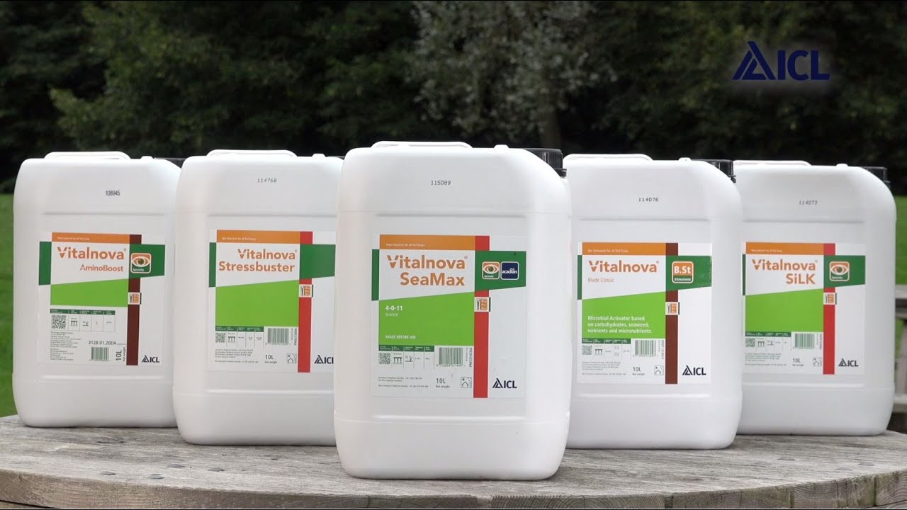 Support your turf nutritional program with ICL's Vitalnova Range