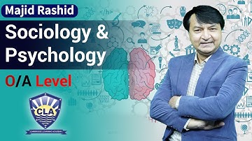 O/A Level Sociology & Psychology session by Majid Rasheed | Cambridge Learning Academy