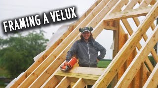 How to Frame and Trim a Splayed Velux Roof Window --- #velux
