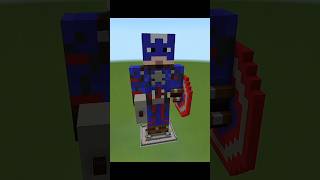 I Built Captain America In Minecraft