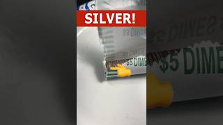 Sweet 90% Silver Dime Found!    #coin #rich #money #coincollecting #coinrollhunting